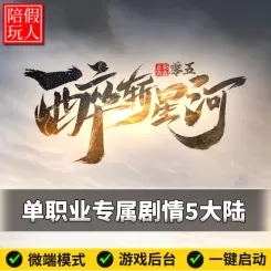 热血传奇单机版电脑醉斩星河单职业剧情五个大陆假人陪玩微端光柱