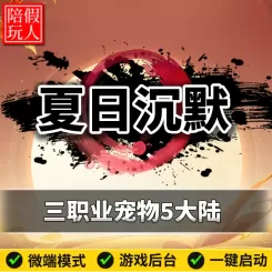 热血传奇单机版电脑夏日沉默三职业宠物五个大陆假人陪玩微端光柱