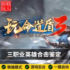 热血传奇单机版电脑玩命道盾3-三职业英雄合击假人陪玩微端有光柱