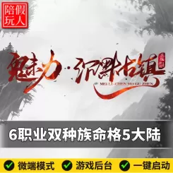 热血传奇单机版电脑魅力沉默古镇六职业五个大陆假人陪玩微端光柱